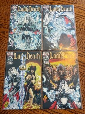 Lady Death Comic Lot Issues #1-4 (Wicked Ways)